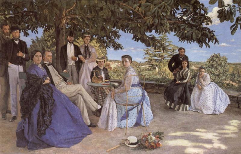 Frederic Bazille Family Reunion Sweden oil painting art